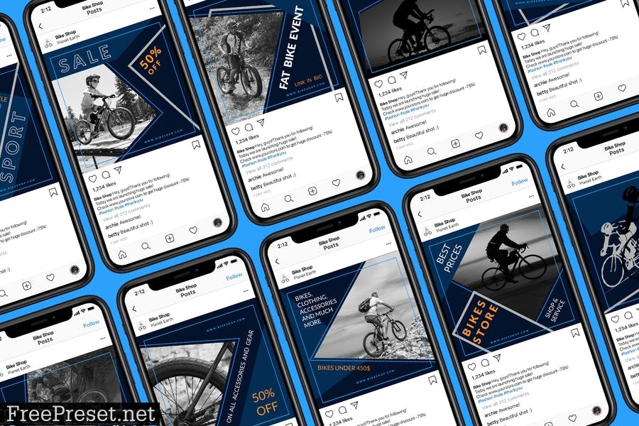 Bike Shop Instagram Posts K8LC7MP