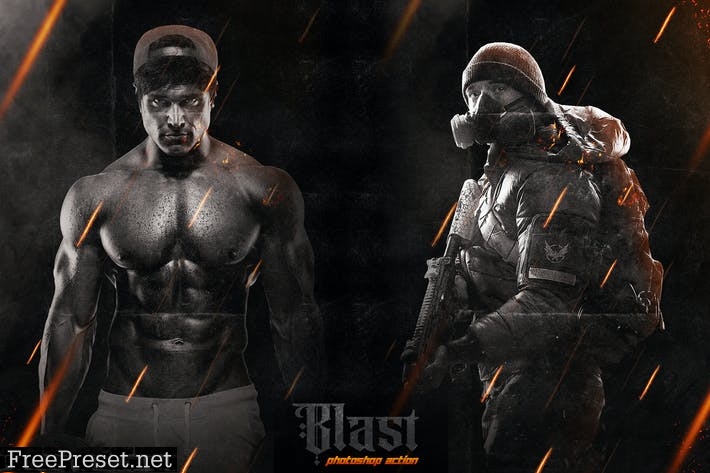 Blast Photoshop Action  K9R82LT