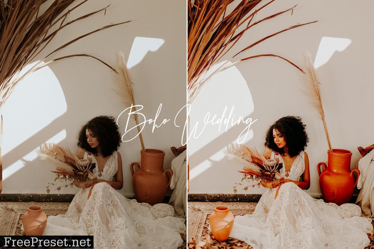 Boho Wedding Lightroom Presets Pack 5463743