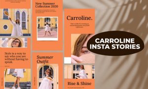 Carroline Instagram Stories Template H98W8RQ
