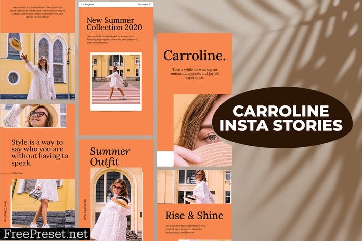 Carroline Instagram Stories Template H98W8RQ