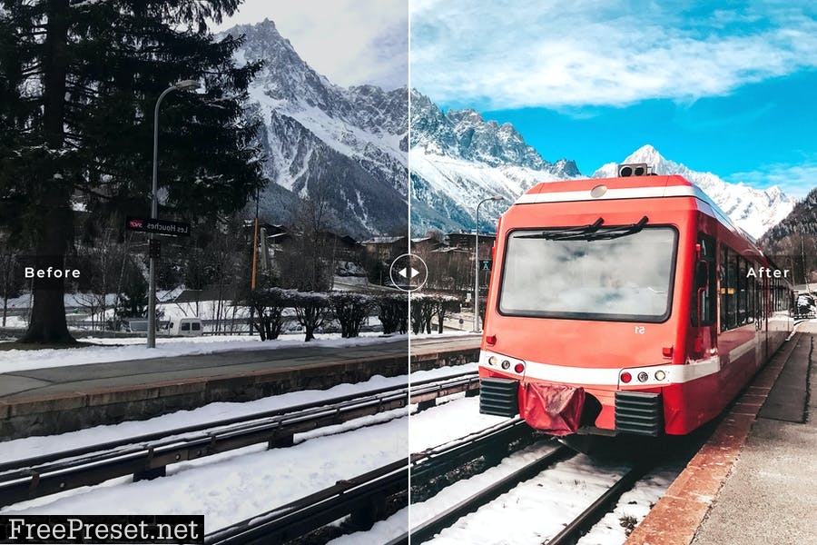 Chamonix Mobile & Desktop Lightroom Presets