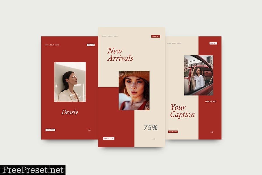 DEASLY - Fashion Instagram Template RAPWFS6