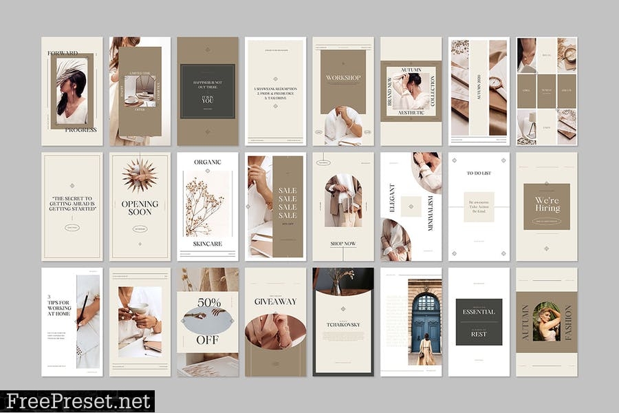 Elegant Social Media Templates 83HFPK2