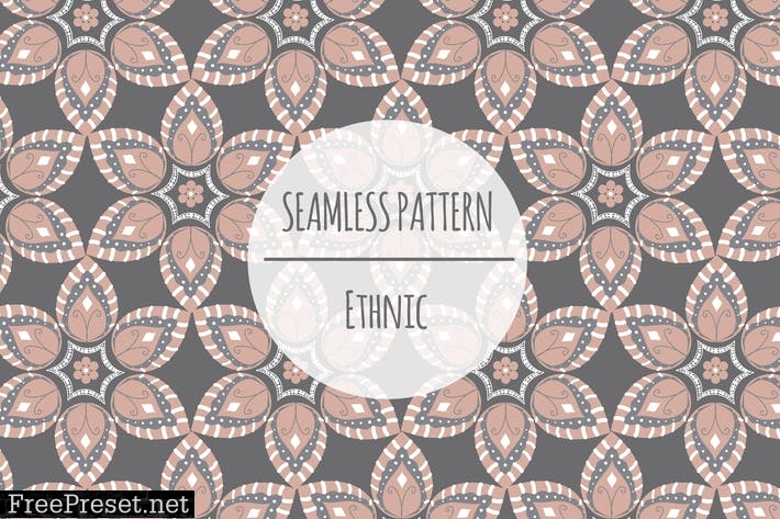 Ethnic – Seamless Pattern B9AXVLF
