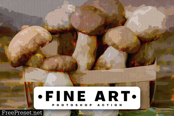 Fine Art Photoshop Action 2UNRQYP