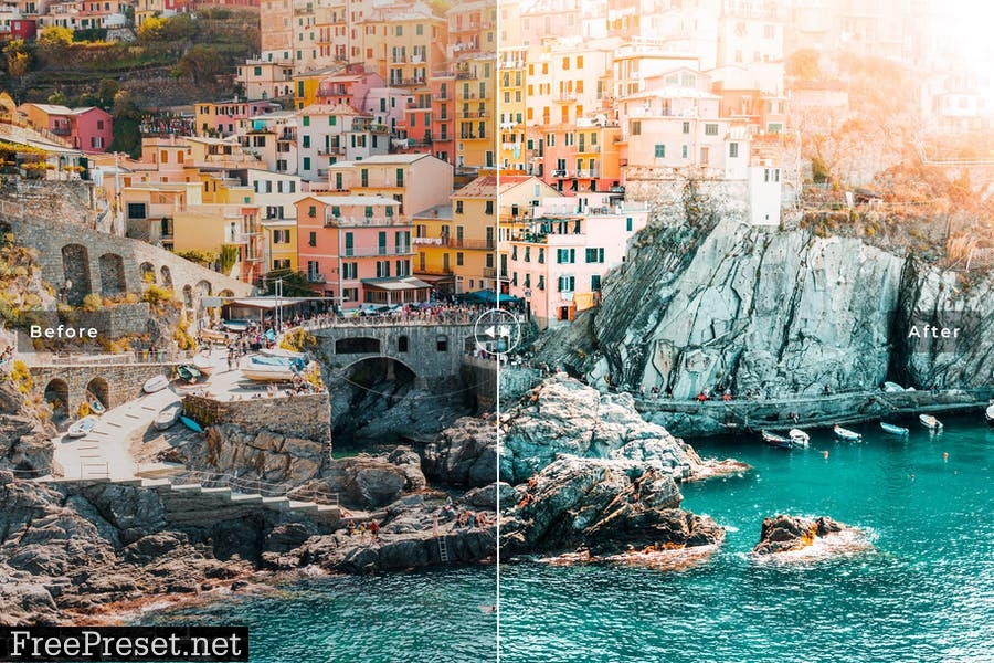 Manarola Mobile & Desktop Lightroom Presets