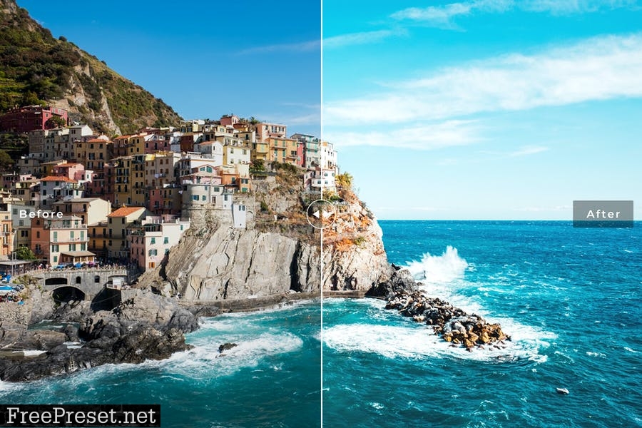 Manarola Mobile & Desktop Lightroom Presets