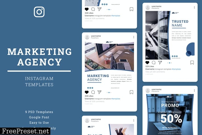 Marketing Agency Instagram Post Template YTJ5PCL