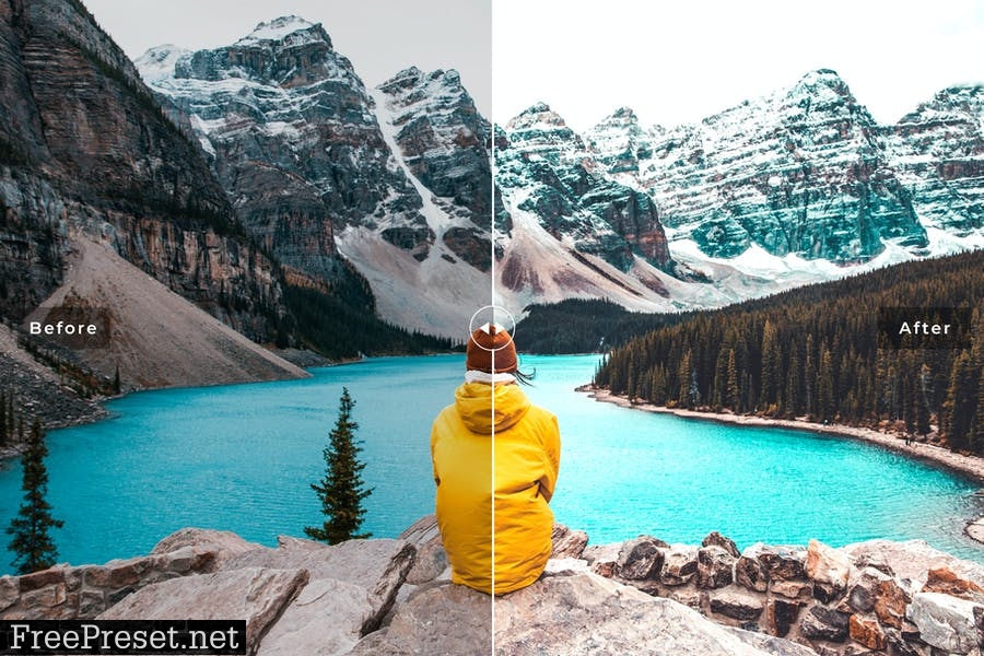 Moraine Lake Mobile & Desktop Lightroom Presets