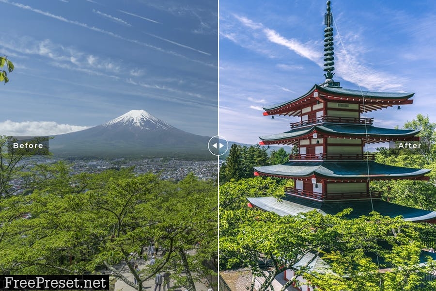 Mount Fuji Mobile & Desktop Lightroom Presets