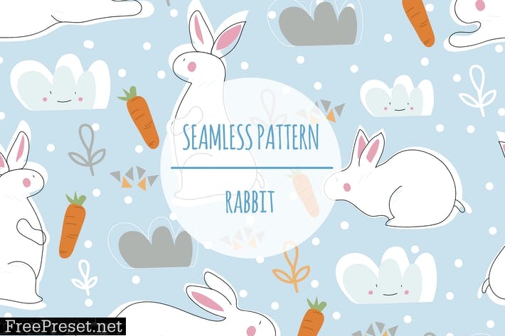 Rabbit – Seamless Pattern YN7WSVG