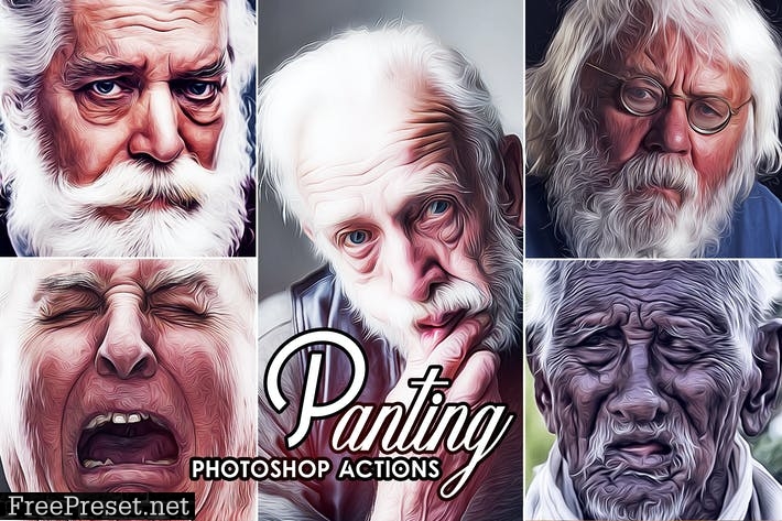 Smart Oil Paint Photoshop Action QLBGENZ