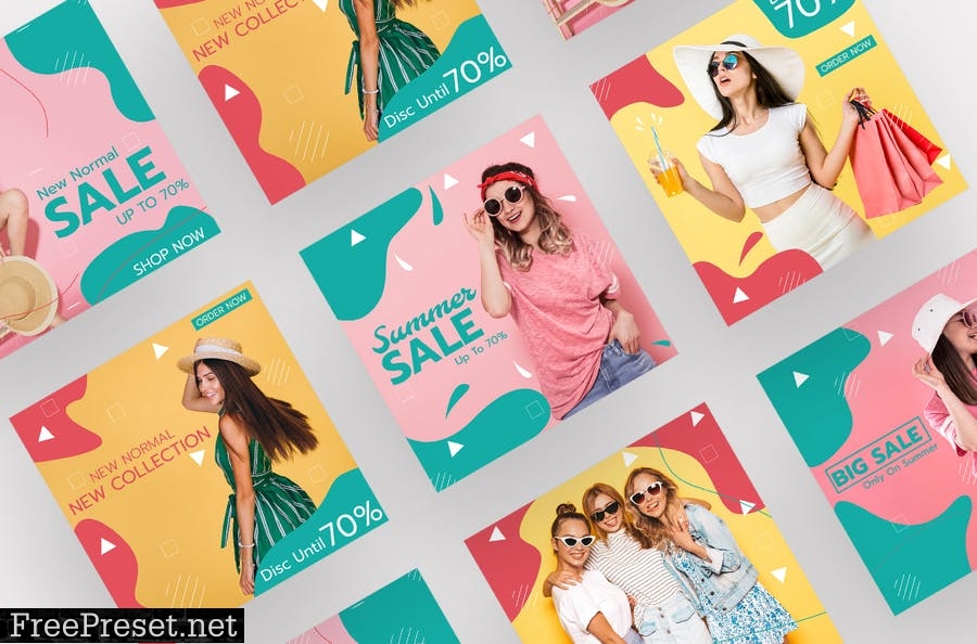 Summer Sale Instagram Template URGVGL3