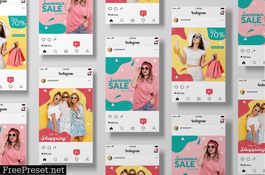 Summer Sale Instagram Template URGVGL3