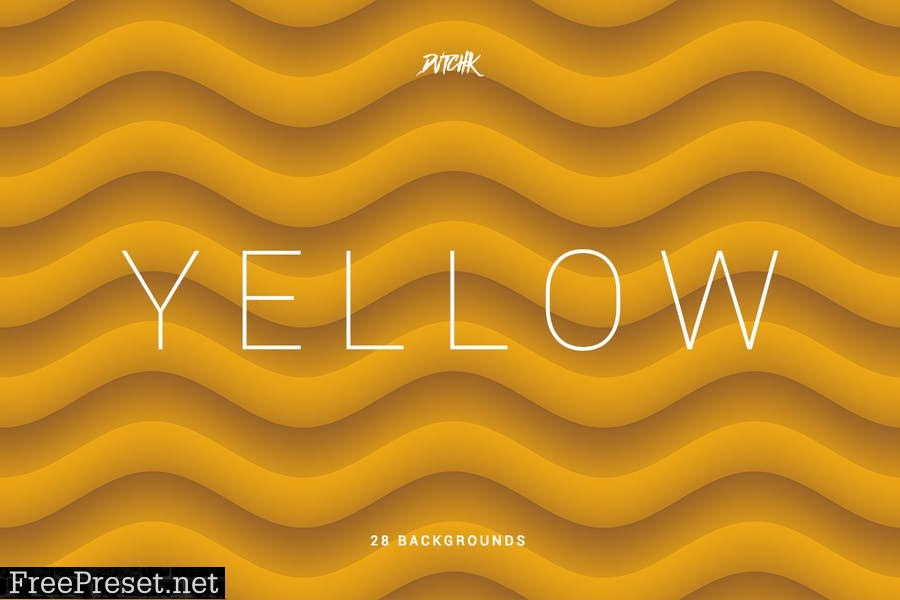 Yellow | Soft Abstract Wavy Backgrounds JHWN3ND