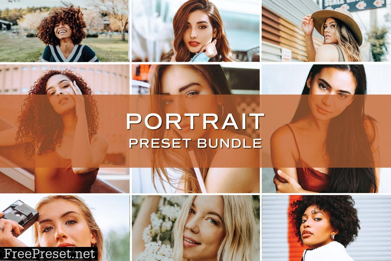 10 Portrait Lightroom Preset Bundle 5701827