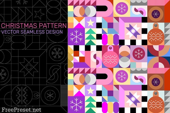 Christmas Pattern vector seamless design KBCC43X