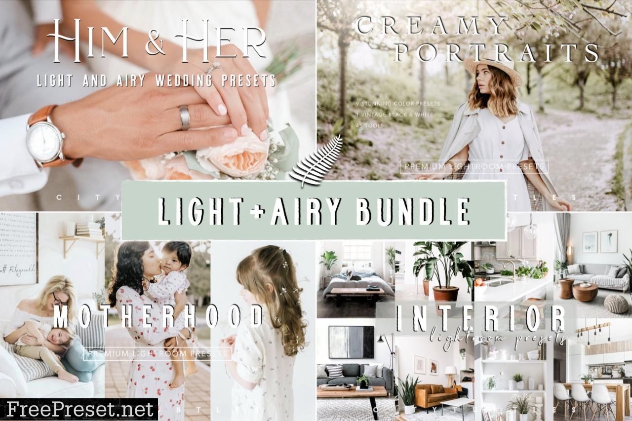 LIGHT + AIRY LIGHTROOM PRESET BUNDLE 5194907