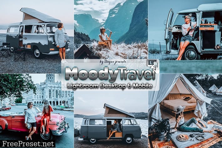 Moody Travel Lightroom Presets Mobile Desktop