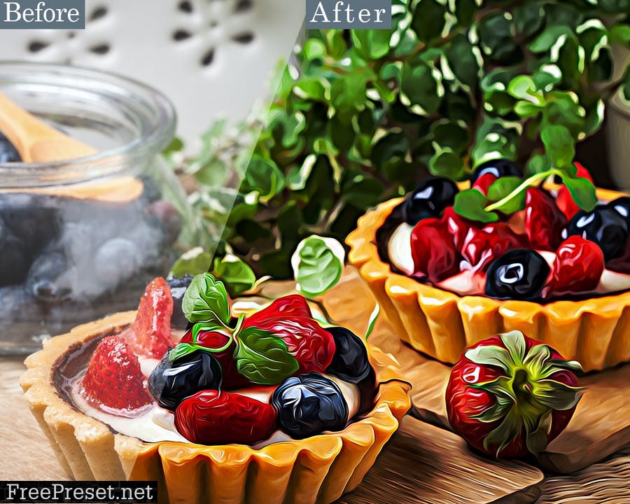 Painting Food Photoshop Actions AEVLHEB