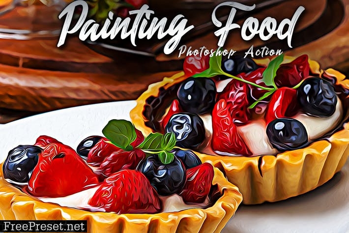 Painting Food Photoshop Actions AEVLHEB