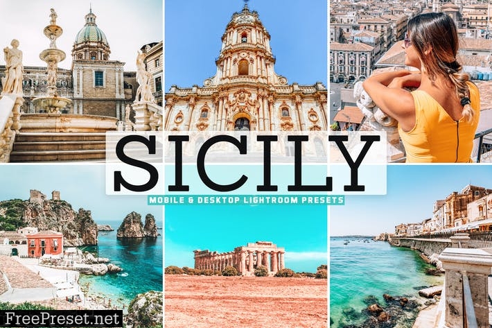 Sicily Mobile & Desktop Lightroom Presets