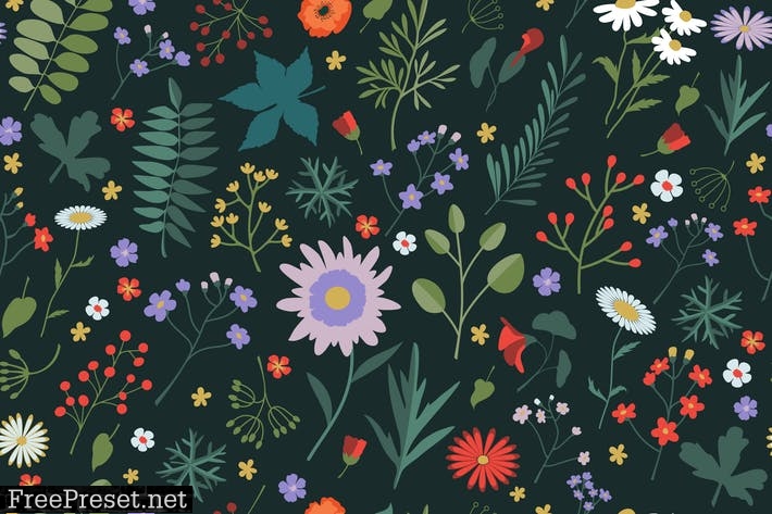 Wild Flowers Pattern BS959FR