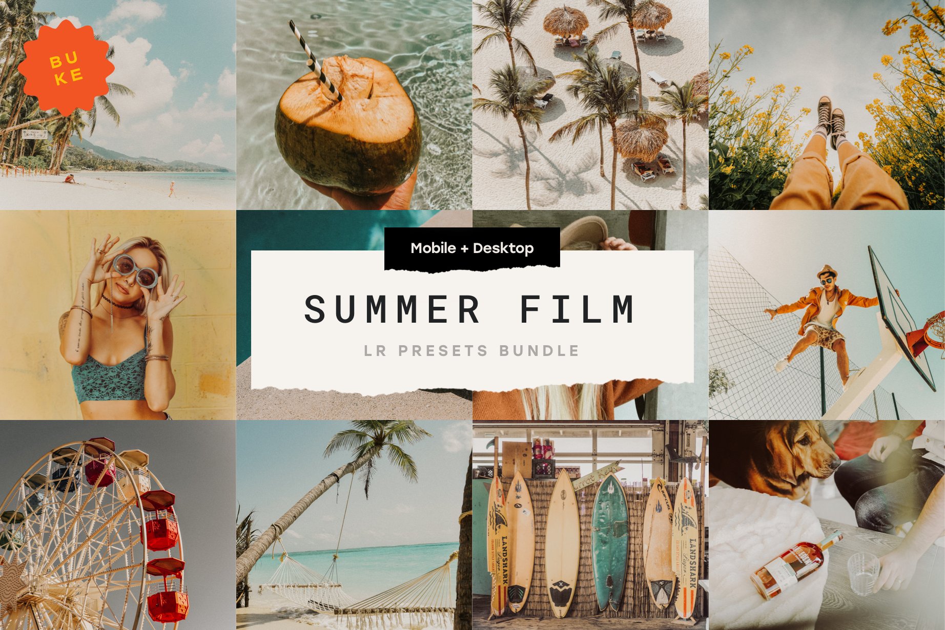 15 Summer Film Lr Presets Bundle 5035875