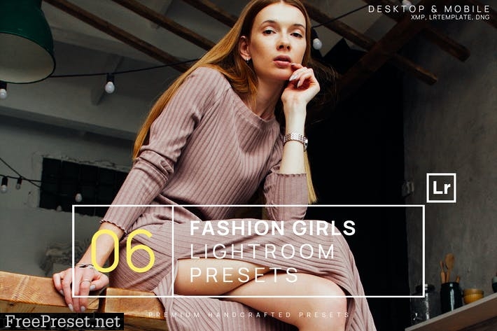 6 Fashion Girls Lightroom Presets + Mobile