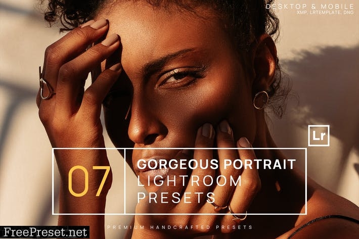 7 Gorgeous Portrait Lightroom Presets + Mobile