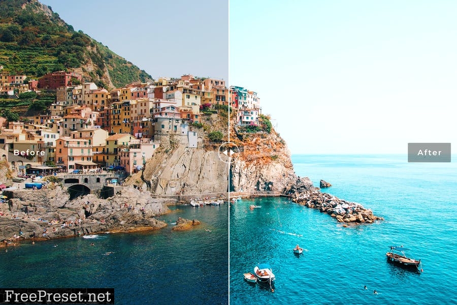 Cinque Terre Mobile & Desktop Lightroom Presets