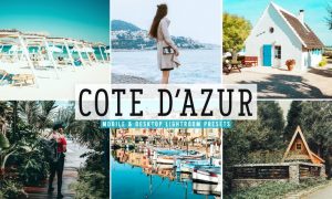 Cote D’Azur Mobile & Desktop Lightroom Presets