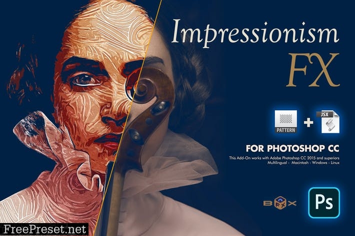 Impressionism Paint FX Photoshop Plugin SNF6Z4X