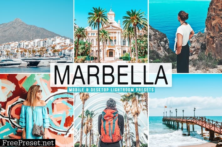 Marbella Mobile & Desktop Lightroom Presets