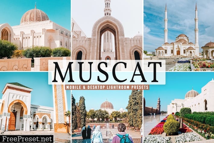 Muscat Mobile & Desktop Lightroom Presets