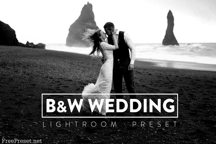 10 Black and White Wedding Lightroom Preset