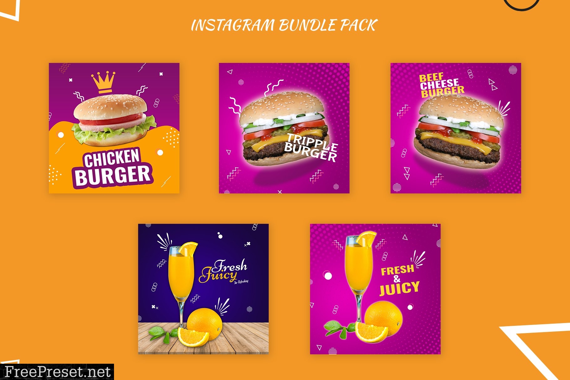 10 Food Instagram Bundle Pack 3673859