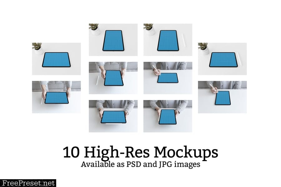 10 iPad Pro (3rd Generation) Mockups 5WD9AV