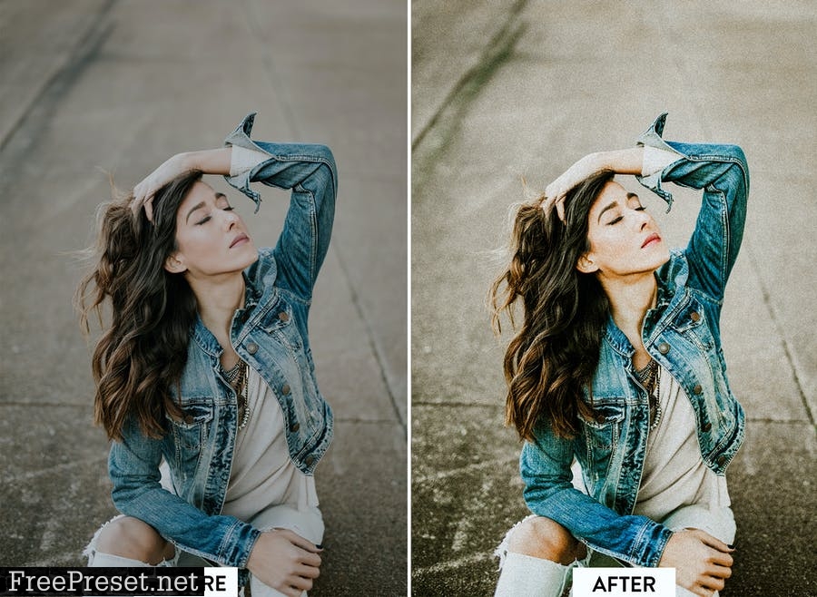 10 Retro Grain Lightroom Preset