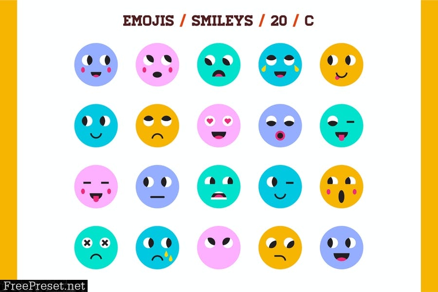 100 Emoji & Smiley Bundle Pack Vol 1 3PQDUXK