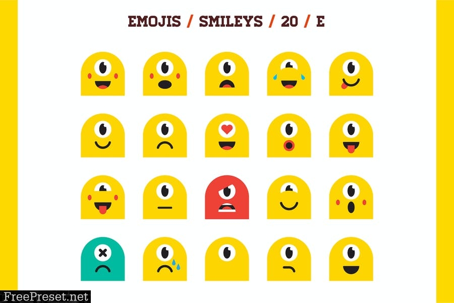 100 Emoji & Smiley Bundle Pack Vol 1 3PQDUXK