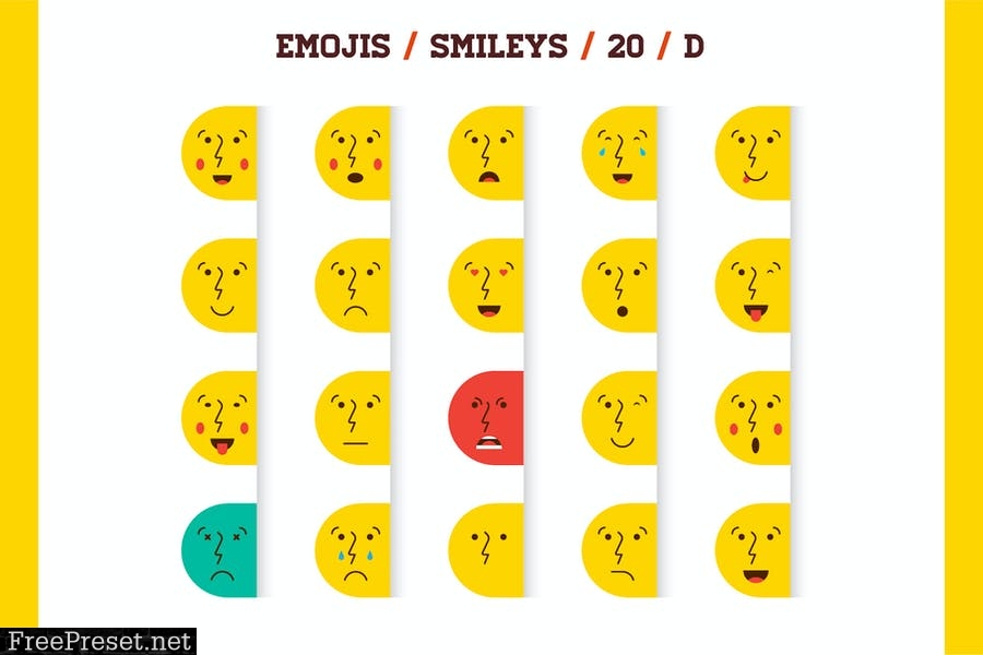 100 Emoji & Smiley Bundle Pack Vol 2 2XCMKR6