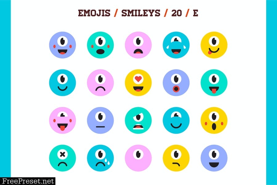 100 Emoji & Smiley Bundle Pack Vol 2 2XCMKR6