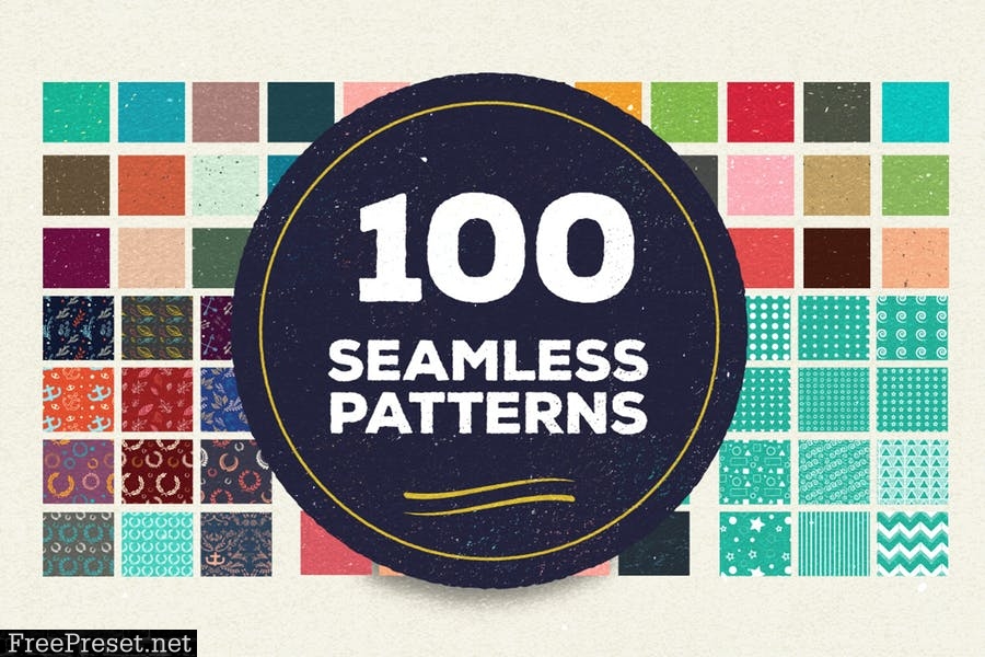 100 Vector Patterns NHNND7