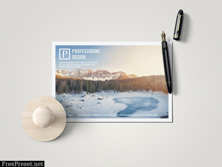 10x15 Postcard / Greeting Card Mock-up