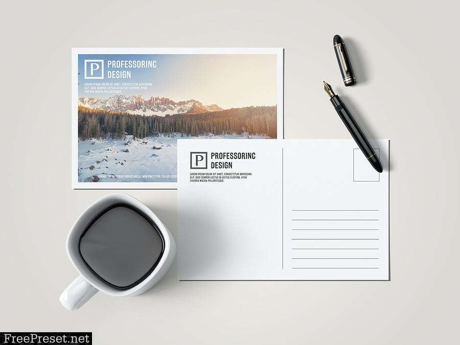 10x15 Postcard / Greeting Card Mock-up