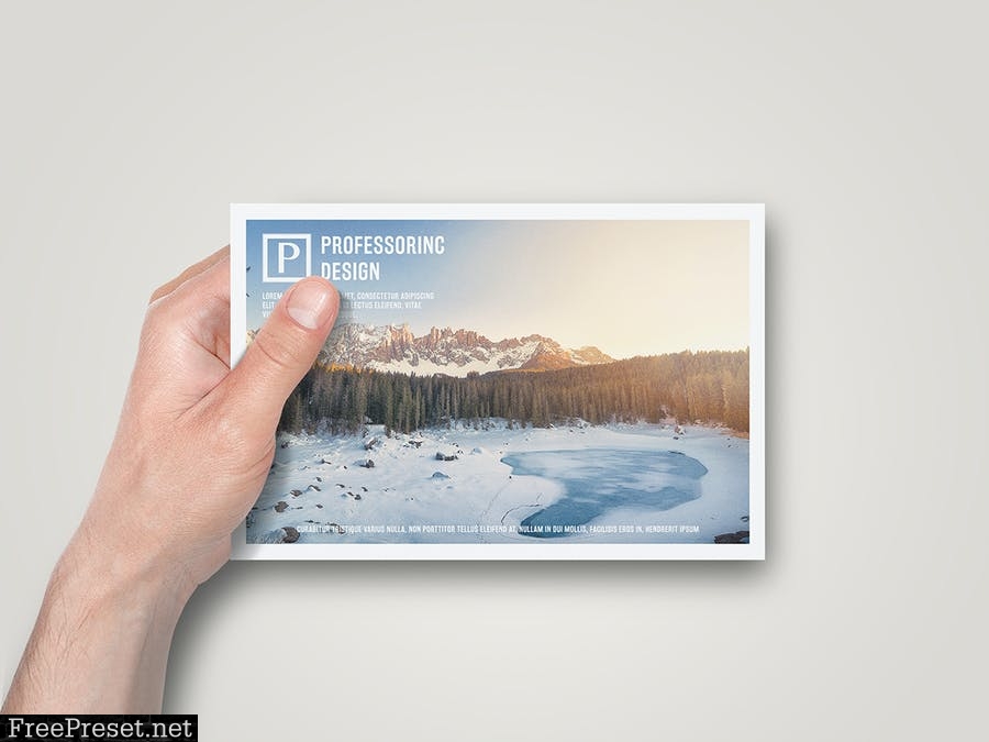 10x15 Postcard / Greeting Card Mock-up