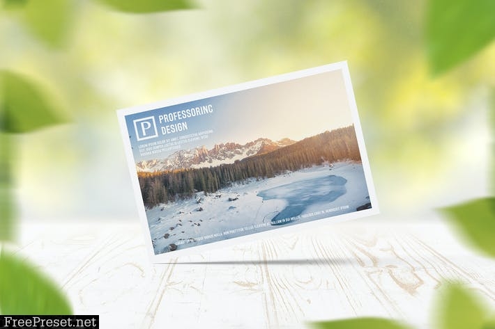 10x15 Postcard / Greeting Card Mock-up