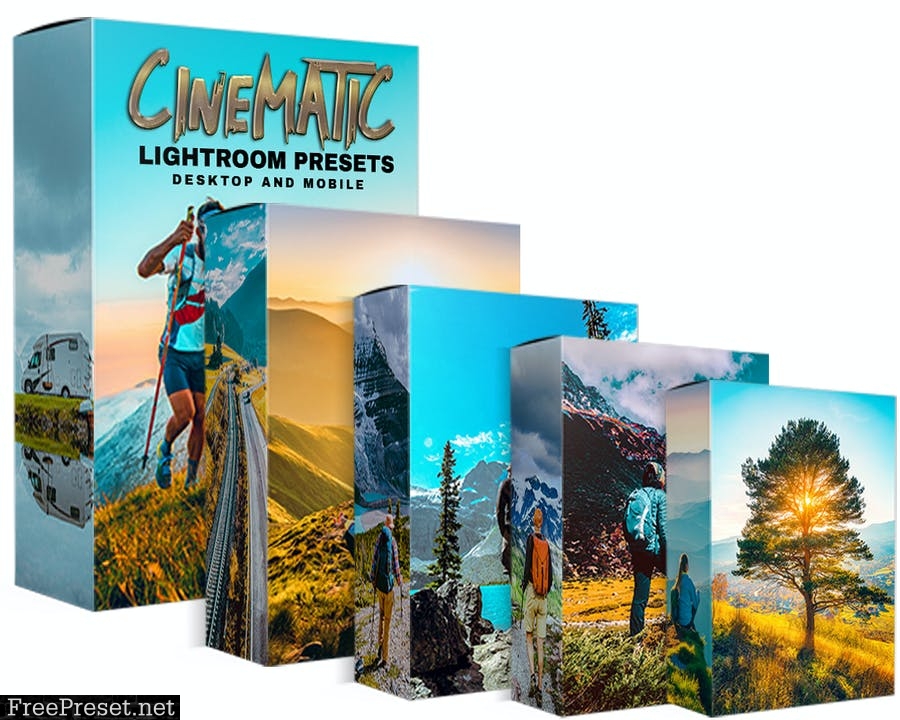 12 Cinematic Travel Presets Lightroom